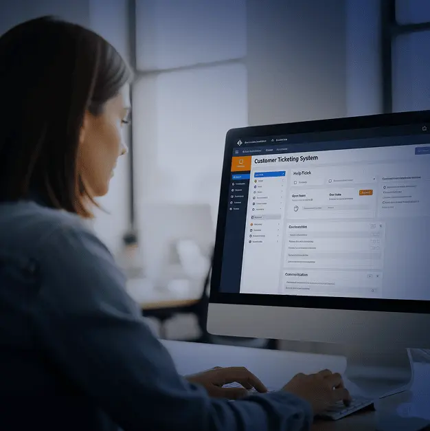 Customer HelpDesk System Image